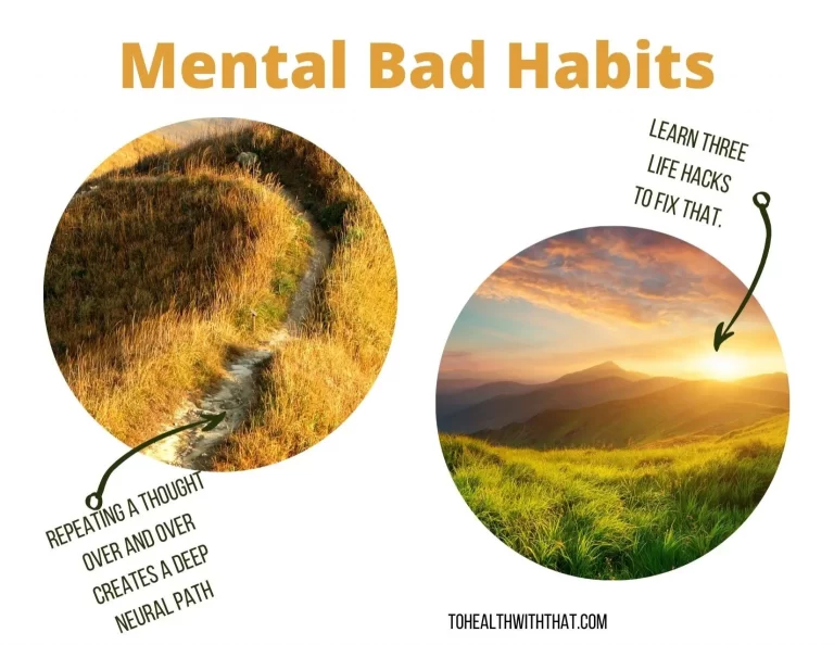 mental bad habits in anxiety and depression
