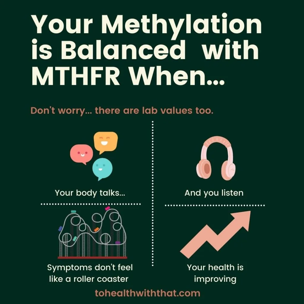 Balanced methylation with MTHFR