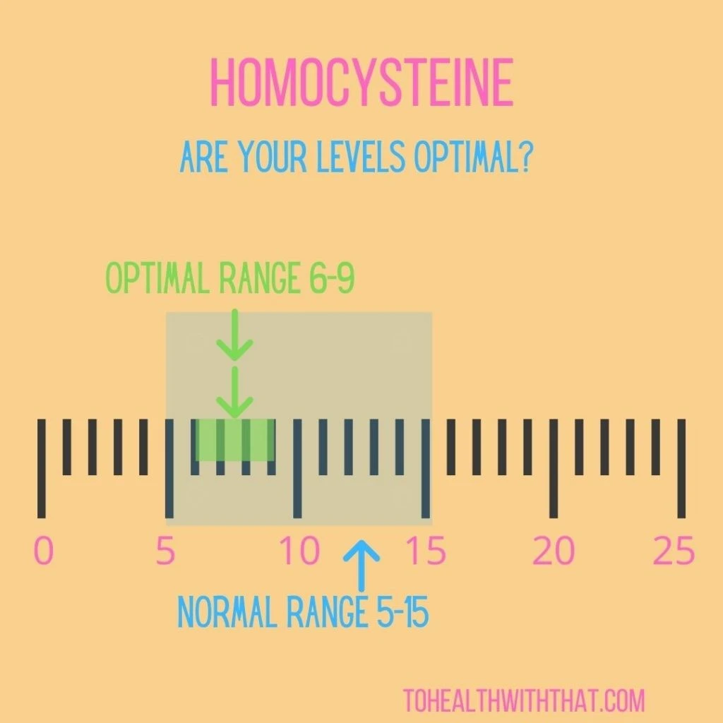 optimal homocysteine levels for lower homocysteine